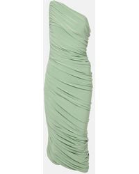 Norma Kamali - One-Shoulder-Maxikleid Diana Aus Jersey - Lyst