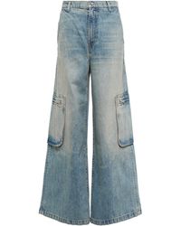 Amiri Cargo-Jeans mit weitem Bein - Blau
