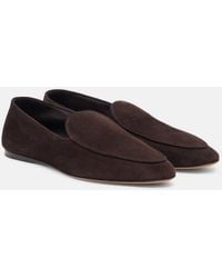 The Row - Awar Suede Loafers - Lyst