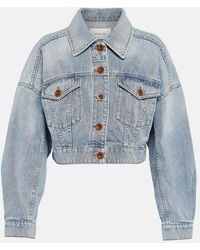 Zimmermann - Raie Cropped Jacket - Lyst