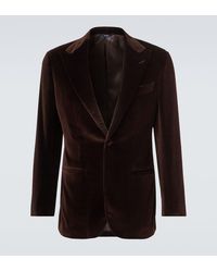 Thom Sweeney - Cotton Velvet Blazer - Lyst