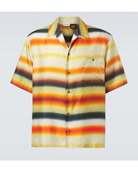 Loewe - Paula's Ibiza Striped Cotton-Blend Shirt - Lyst