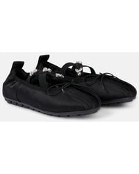 Simone Rocha - Ballerines En Satin A Ornements - Lyst