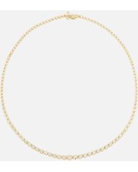 STONE AND STRAND - 10kt Gold Necklace With Diamonds - Lyst