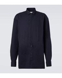 Dries Van Noten - Camisa De Sarga De Algodon - Lyst