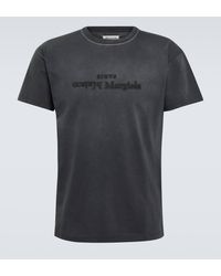 Maison Margiela - Logo Cotton Jersey T-shirt - Lyst