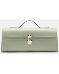 SAVETTE - Slim Symmetry Leather Tote Bag - Lyst