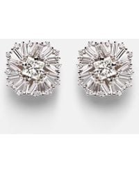 Suzanne Kalan - Princess Burst 18Kt Stud Earrings With Diamonds - Lyst