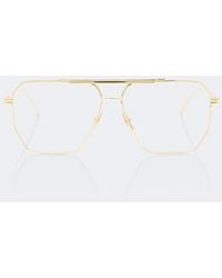 Bottega Veneta - Classic Aviator Glasses - Lyst