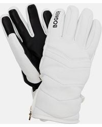 Bogner - Dana Quilted Leather Ski Gloves - Lyst