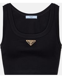 Prada - Top Cropped - Lyst