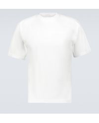 Prada - Short-sleeved Cotton T-shirt - Lyst