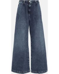 AG Jeans - Stella High-rise Wide-leg Jeans - Lyst
