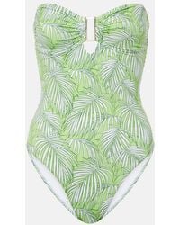 Melissa Odabash - Como Printed Strapless Swimsuit - Lyst