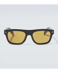 Prada - Lunettes De Soleil Carrees A Logo - Lyst