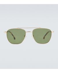 Loro Piana Aviator-Sonnenbrille Open in Grün für Herren Herren Accessoires Sonnenbrillen 