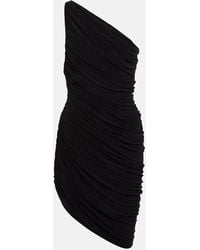 Norma Kamali - Diana One-shoulder Stretch-woven Maxi Dress - Lyst