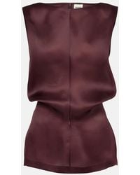 KHAITE - Minikleid Toma Aus Seide - Lyst