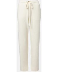 God's True Cashmere - Embellished Cashmere Wide-Leg Pants - Lyst