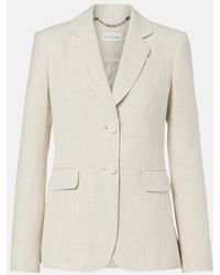 Altuzarra - Fenice Linen-Blend Blazer - Lyst