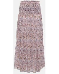 Isabel Marant - Gonna Midi Nunca Con Stampa - Lyst