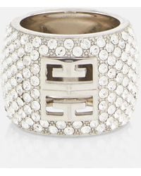 Givenchy - 4g Crystal-embellished Ring - Lyst