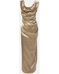 Vivienne Westwood - Abito Lungo Ginnie Con Ruches - Lyst