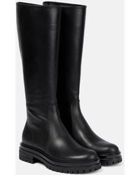 Gianvito Rossi - Knee-high Leather Boots - Lyst