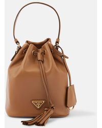 Prada - Bucket Bag Small Aus Leder - Lyst