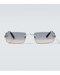 Cartier - Panthere De Cartier Rectangular Sunglasses - Lyst
