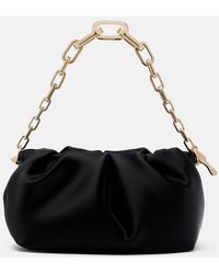Christian Louboutin - Eva Small Satin Shoulder Bag - Lyst