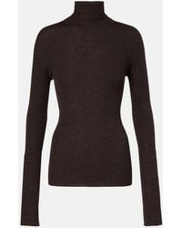 Calvin Klein - Ribbed-Knit Wool Sweater - Lyst