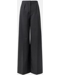 JOSEPH - Alanel Virgin Wool Wide-Leg Pants - Lyst
