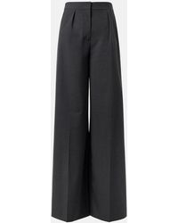JOSEPH - Alanel Virgin Wool Wide-Leg Pants - Lyst