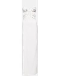 Nensi Dojaka - Bridal Cutout Crepe Gown - Lyst