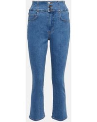 Veronica Beard - Carly High-Rise Kick-Flare Jeans - Lyst