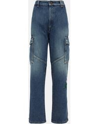 Alessandra Rich - Sequin-embellished Flared Jeans - Lyst