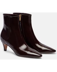 Gianvito Rossi - 55 Patent Leather Ankle Boots - Lyst