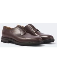 Kiton - Leather Derby Shoes - Lyst