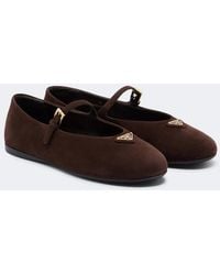 Prada - Ballerine Mary Jane - Lyst