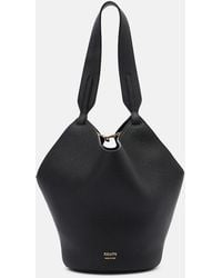 KHAITE - Lotus Mini Leather Tote Bag - Lyst