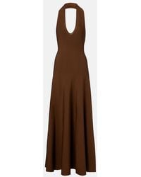 KHAITE - Melina Halterneck Maxi Dress - Lyst