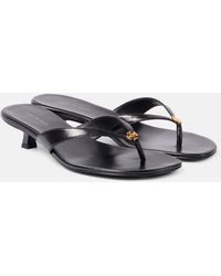 Tory Burch - Capri 35 Leather Thong Sandals - Lyst