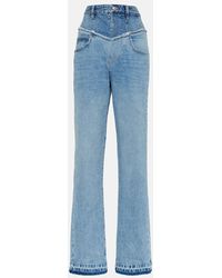 Isabel Marant - Noemie High-Waisted Denim Jeans - Lyst