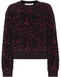 Diane von Furstenberg Pullover Cassia mit Baumwollanteil - Schwarz