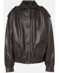 Blazé Milano - Bomberjacke Charlie Aus Leder - Lyst