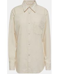 Lemaire - Cotton Poplin Shirt - Lyst