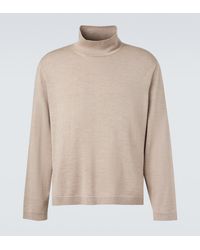 STÒFFA - Wool And Silk Turtleneck Sweater - Lyst