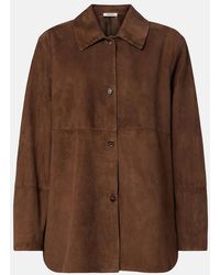 Max Mara - Suede Jacket - Lyst