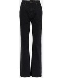 KHAITE - Danielle High-Rise Straight Jeans - Lyst